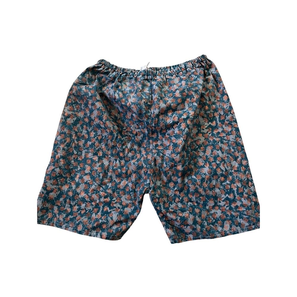 Vintage 90s shorts hand blue, orange size small